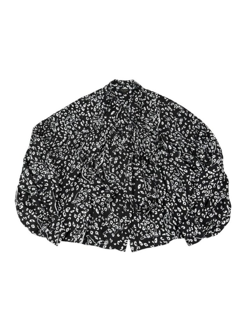 Ted Baker Gaelle Printed Bow Blouse - Picture 2 of 6